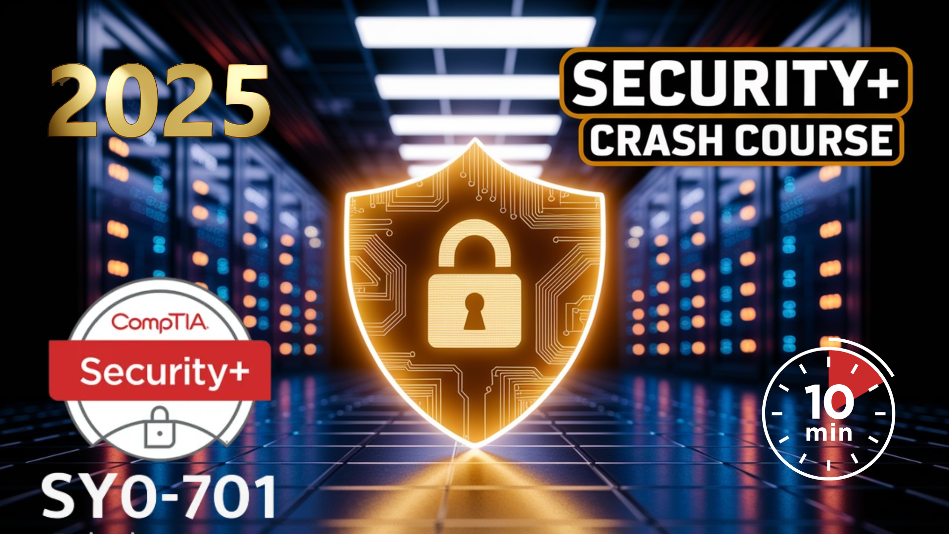 Master the CompTIA Security+ (SY0-701) 2025 Exam with Our FREE Crash Course!